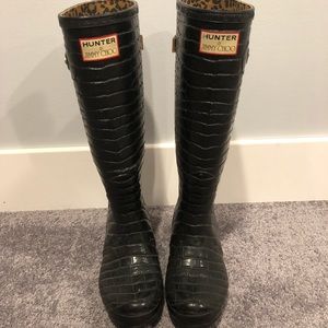 Jimmy choo hunter boots. Size 6